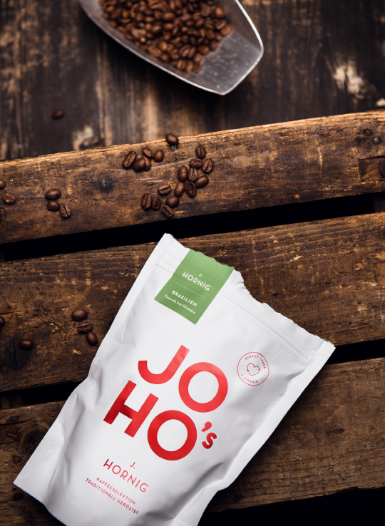Coffee coffee packaging Hornig direct trade fairtrade roasting JOHO johos
