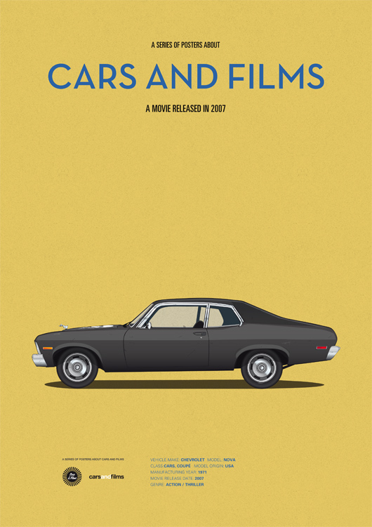 cars and films ilustracion sevilla Movie Posters posters carteles jesus prudencio Movies iconic carsandfilms Vehicle design famous Collection tv series