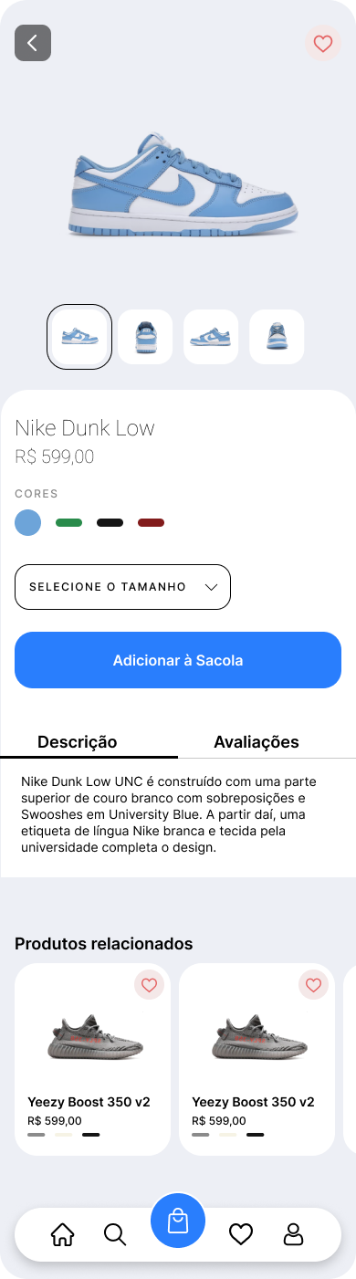 app Appdesign Figma Mobile app Nike shoes Sneackers UX design