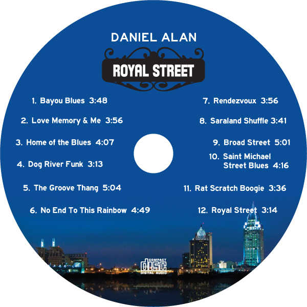 cd layout CD design downtown blues jazz
