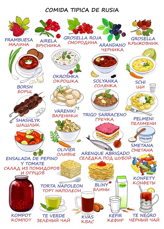 ILLUSTRATION  illustrations book Food  russian food Procreate Drawing  Illustrator art books