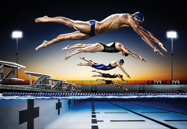 swimmer underwater diving divers tyr sports swim swimming Olympics athletes Competition gold