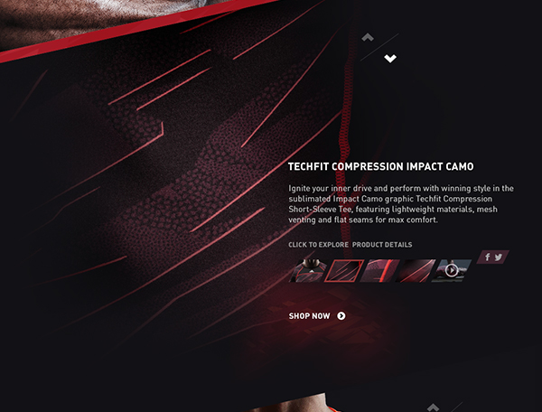 adidas  HTML5 parallax  mobile design sports  iphone  web