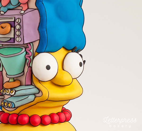 Marge Simpson Cake for Galileo TV