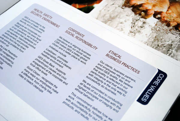 Adobe Portfolio Collateral Folders brochures marketing communication Corporate Communication