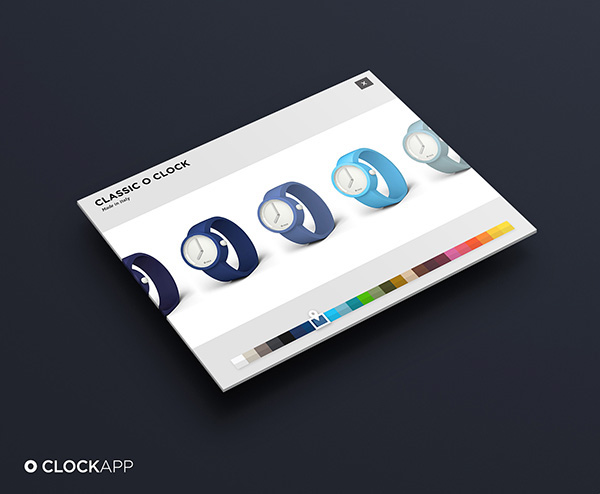 iPad App oclock product presentation app