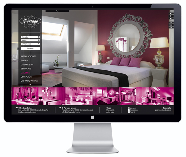 pagina web Diseño web web hoteles diseño online