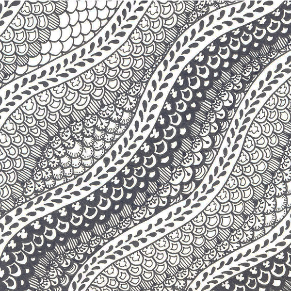 zentangle fineliner handdrawn pattern Mandala Dreamcatcher