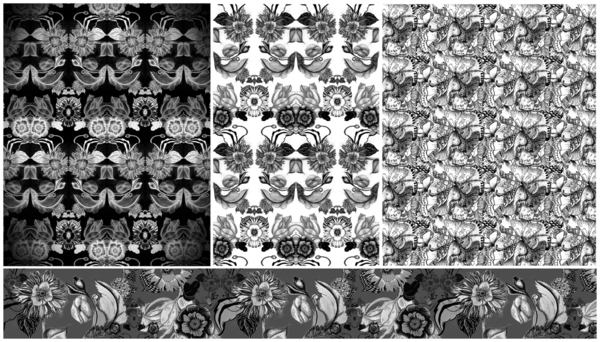wallpaper papel de cogadura repite Flowers colours Textiles Patterns