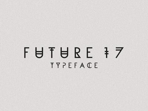 type design typographic Future 17 Typeface Image making