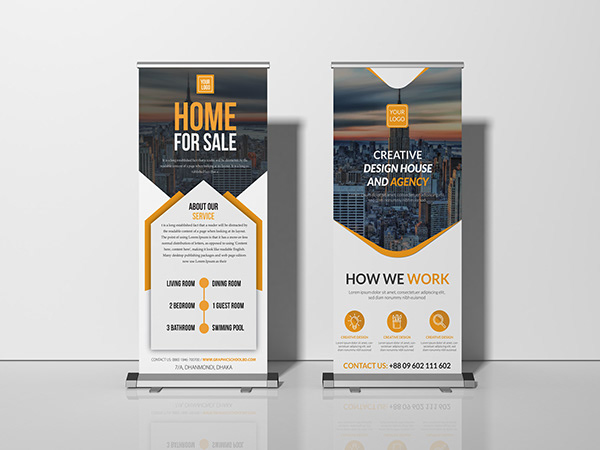 Roll Up Banner Design | Corporate Banner