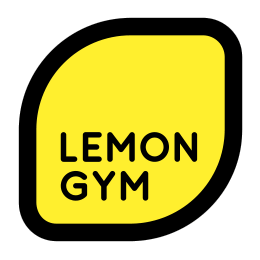 gym fitness yellow sport club lemon train pump Icon