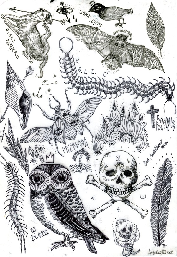 flash-sheet-tattoo-designs-on-behance