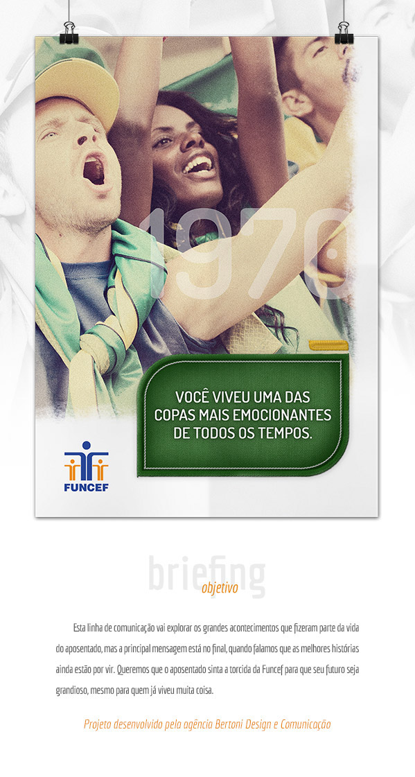 FUNCEF campanha Copa Brasil torcida cartaz