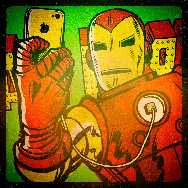 Avengers comics instagram social media selfie