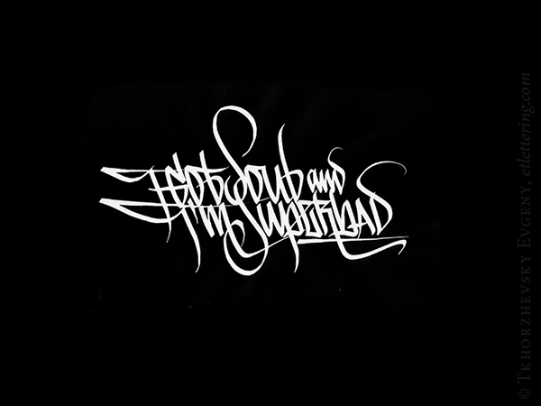 ET Lettering calligraphy logo calligrapher
