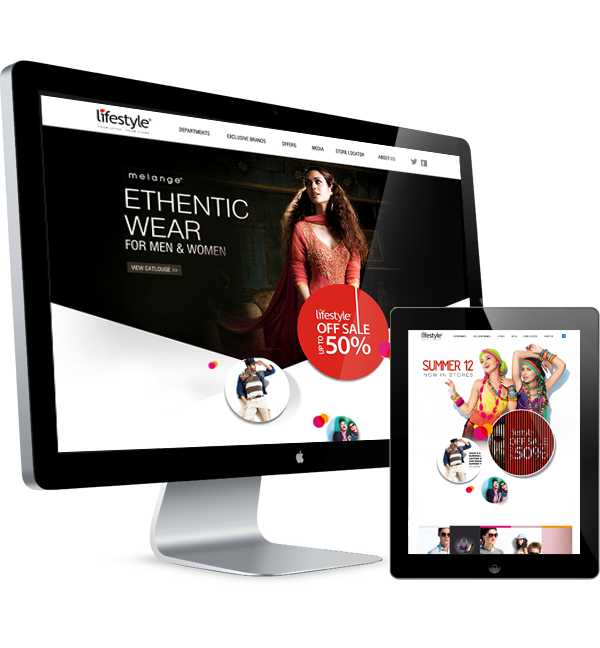 lifestyle website  Webdesign