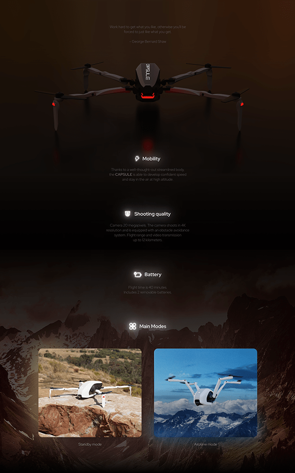 Concept Drone | CAPSULE