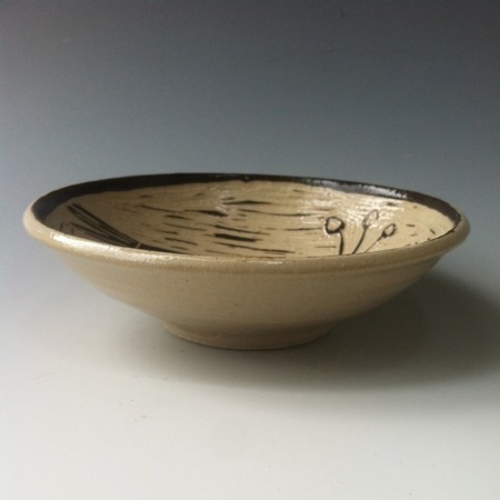 rebecca graves  steve smith  pottery  ceramics  sgraffito  BOWL  functional ceramic  functional  stoneware  dinnerware  tableware  housewares