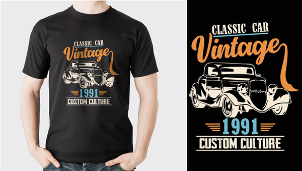 Retro Vintage Tshirt Design