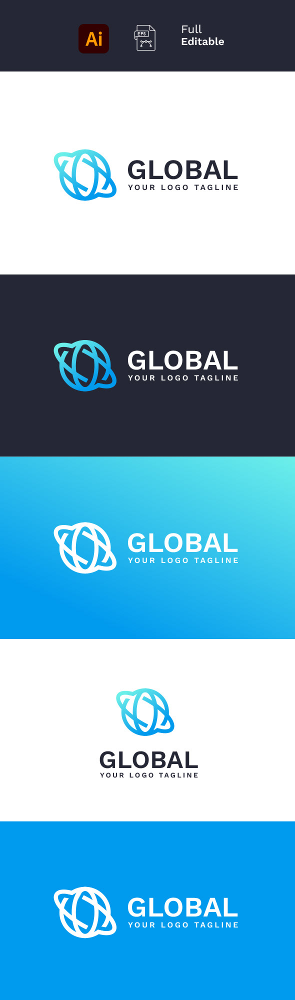 brand identity branding  business Global global logo Logo Design Logotype modern Technology vector
