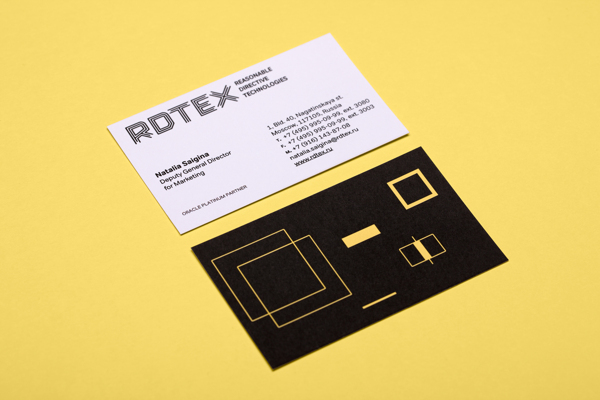 RDTEX identity visual system IT technologies