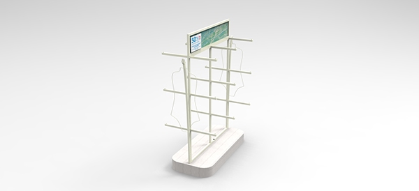Retail 3D furniture Exhibition Design  industrial design 