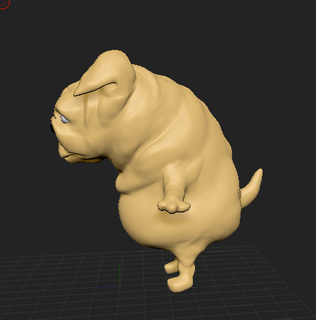 Diseño3D design3D Zbrush 3D 3dtoy toy shakespei Pug pug3d modeling sculptin