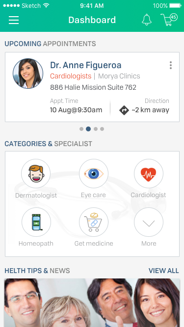 Practo healthcare medicine Chat find doctor Appointment Clinics doctor app healthcare app