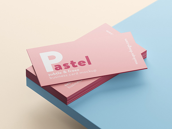 Free high quality Business card Mock up