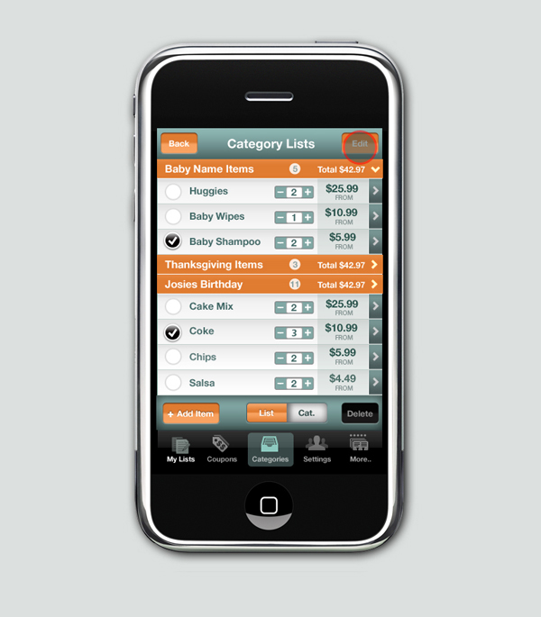 mobile design iphone app iphone
