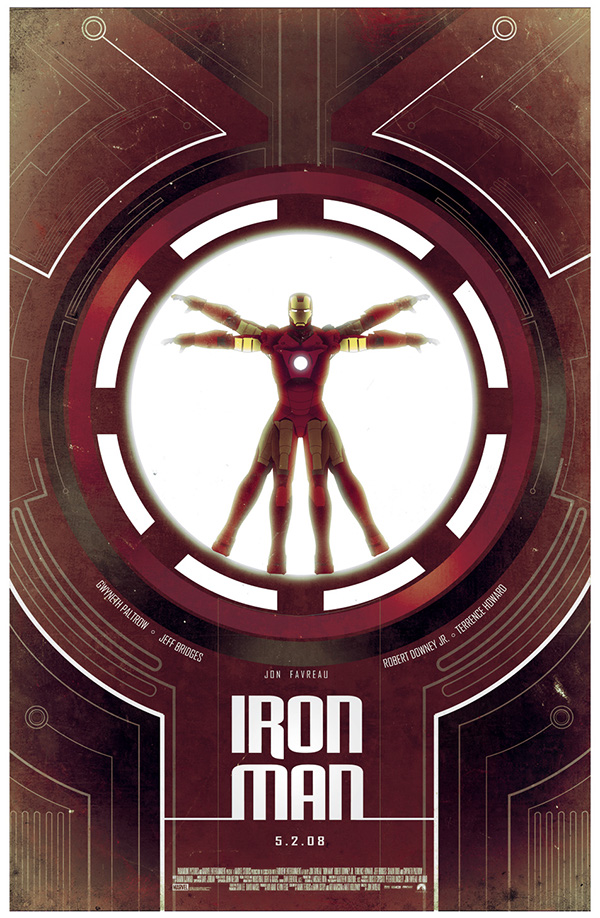 iron man iron man hombre de hierro trilogy posters  TOny Stark  marvel Avengers afiche Style Super Hero 1 2 3
