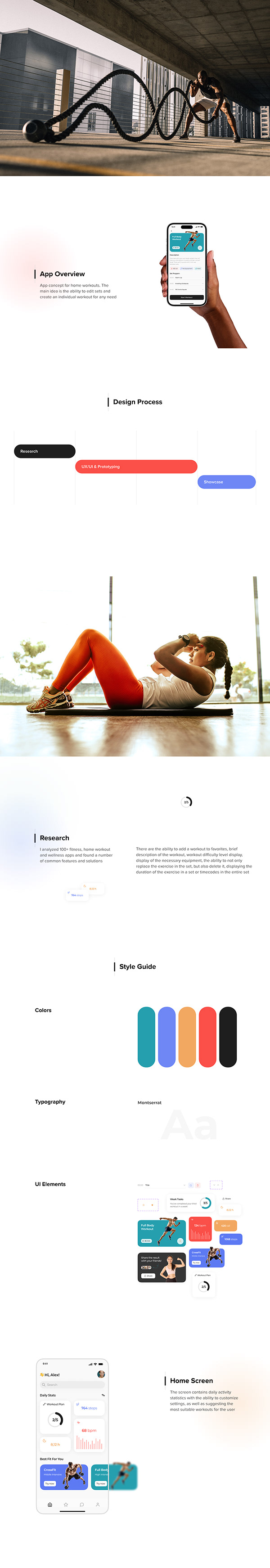 Fitness App | Design concept