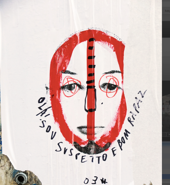 urban art  poster protest intervenção handmade porto Portugal Suspeitos