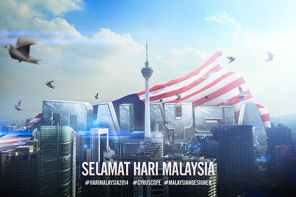 Poster Hari Malaysia 2014 on Behance