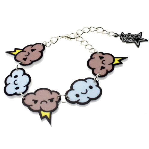 Necklace alice in wonderland harajuku kawaii comics balloon bracelet earrings ring maneki neko