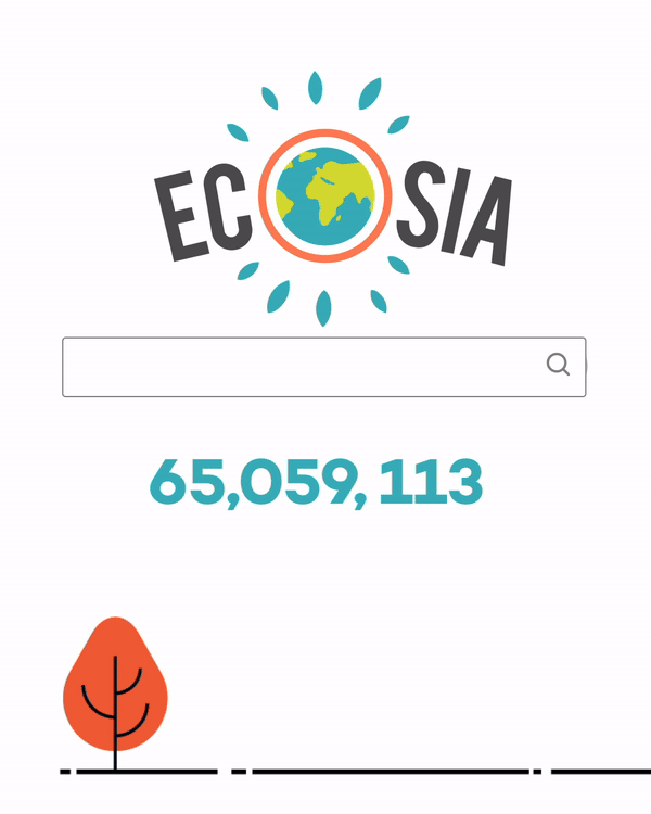 ecosia green search engine google social media Sustainability enviroment