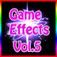 This pack contain 5 amazing realistic types of Game Effects. All Game Effects in 12 frames animated Sprite sheets manner. Format PSD and PNG. Pixel Dimensions 1024×768 300 dpi resolution.