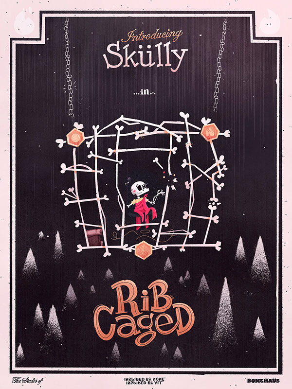 Skülly is... Rib Caged! | Poster/Title Card [W Process]