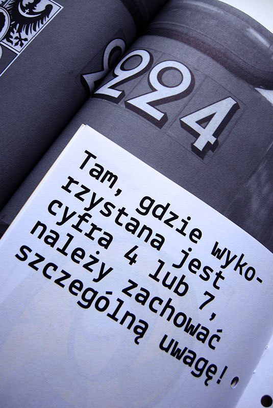 type design digits wrocław Cyfry Taborowe