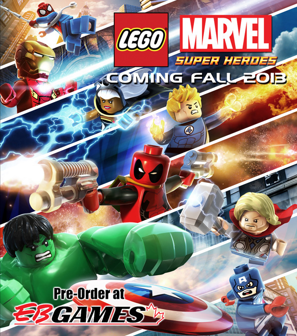 Marvel Super Heroes Lego Marvel ironman spiderman Thor Hulk black widow captain america storm Xmen wolverine Avengers deadpool Dr. Doom Loki