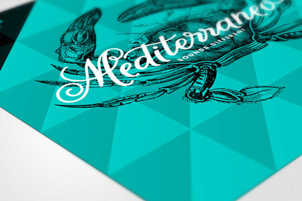 Logo Design mediterraneo club flyer Club Poster Poster Design Flyer Design Event club