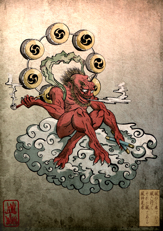 matsuri 祭り tengu mythology mythologie japan JAPON daruma fujin raijin 風神 雷神 Namahage 生剥 Japanese god