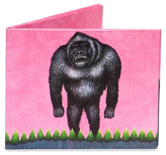 gorilla WALLET mighty illustration for design