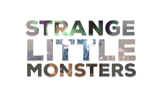 3D motion graphics  cinema 4d characters design monsters Landscape little strange chile