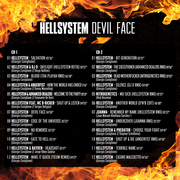 hellsystem  devil face hardcore blasters advanced dealers
