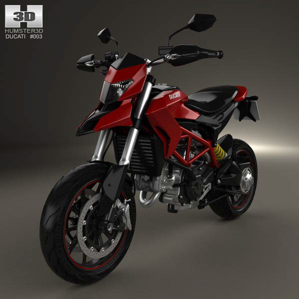 motocycle Ducati motobike 3D model Render 3D Racing