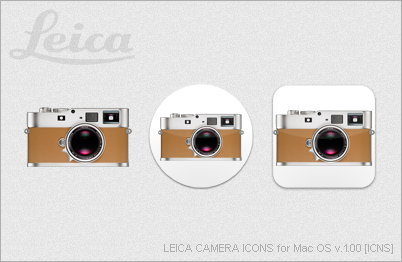 Leica cameras icons icns mac os
