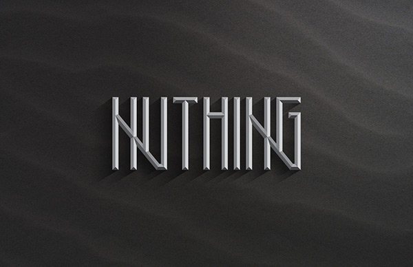 nuthing nuthing clothing co. skateboarding Clothing print apparel Custom Lettering circles sand