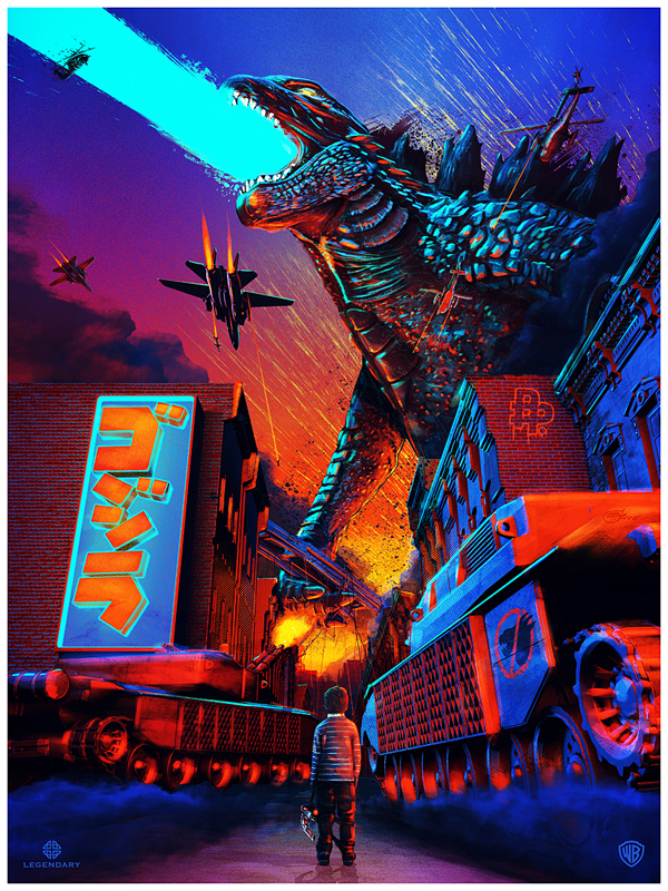 Godzilla 2014 Poster Posse Project
